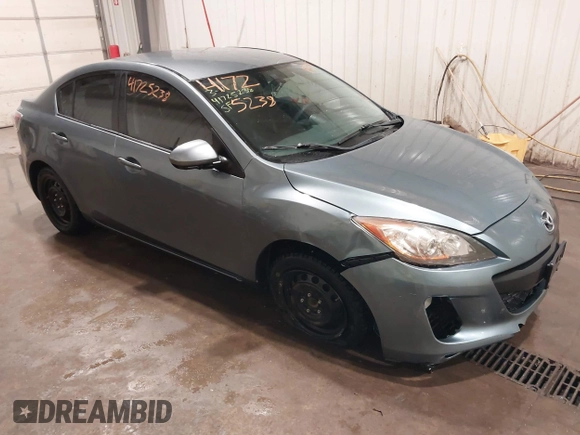 2012 Mazda 3 i Sport with VIN JM1BL1UF4C1524982, listed as a IAAI auction lot 41725238 with 143,787 mi miles and . Bid and sale history available at DreamBid. Image 1.
