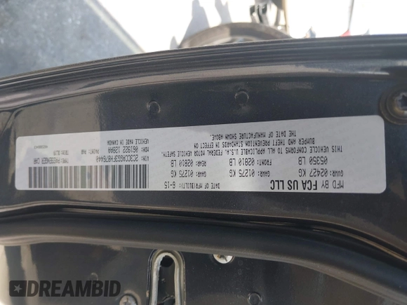 2015 Chrysler 300 S with VIN 2C3CCAGG3FH876440, listed as a IAAI auction lot 42055766 with Not provided miles and . Bid and sale history available at DreamBid. Image 9.