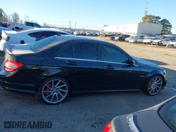 2011 Mercedes-Benz C 63 AMG with VIN WDDGF7HB4BF528125, listed as a IAAI auction lot 41416105 with 99,902 mi miles and . Bid and sale history available at carsss.com. Image 13.