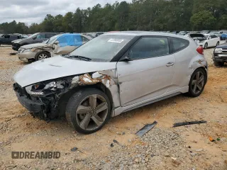 2014 Hyundai Veloster Turbo with VIN KMHTC6AE9EU207810, listed as a Copart auction lot 47288955 with 148,059 mi miles and Clean Title. Bid and sale history available at carsss.com. Image 1.