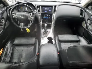 2017 Infiniti Q50 Premium with VIN JN1EV7AR2HM841483, listed as a Copart auction lot 49384005 with 87,181 mi miles and Salvage Title. Bid and sale history available at DreamBid. Image 8.