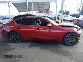 2015 Infiniti Q50 Premium with VIN JN1BV7AP7FM335405, listed as a IAAI auction lot 41502424 with 76,517 mi miles and . Bid and sale history available at DreamBid. Image 14.
