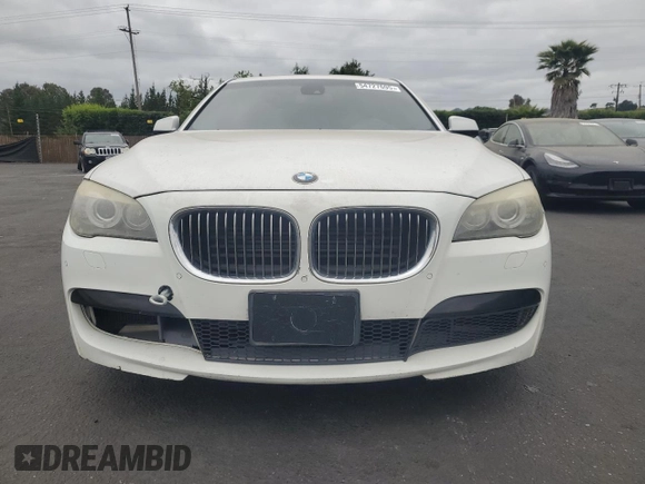 2011 BMW 7 Series 750Li with VIN WBAKB8C51BCY66328, listed as a Copart auction lot 54727695 with 155,689 mi miles and Clean Title. Bid and sale history available at carsss.com. Image 5.