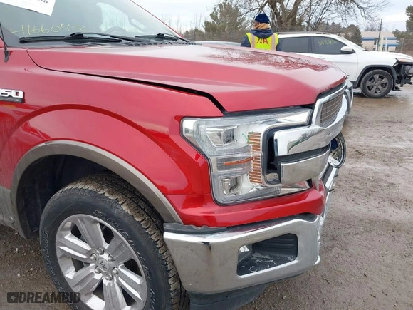 2020 Ford F-150 XL with VIN 1FTEW1E43LFB21693, listed as a IAAI auction lot 41660456 with 73,105 mi miles. Bid and sale history available at carsss.com. Image 18.