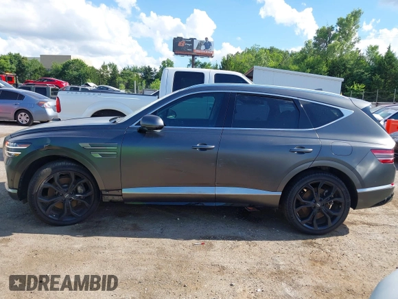 2022 Genesis GV80 Advanced Plus с VIN KMUHCESC8NU094592, выставлен на аукционе IAAI как лот 42554835 с пробегом 57 293 миль миль и . История ставок и продаж доступна на DreamBid. Изображение 14.