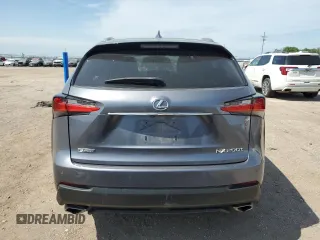 2015 Lexus NX 200t with VIN JTJBARBZ0F2042359, listed as a Copart auction lot 60985705 with 147,584 mi miles and Salvage title. Bid and sale history available at DreamBid. Image 6.