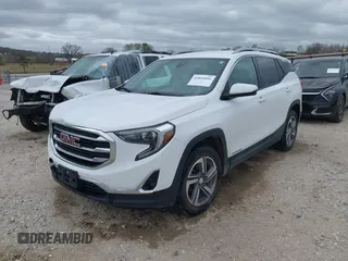 2020 GMC Terrain SLT with VIN 3GKALVEV0LL102925, listed as a IAAI auction lot 41816841 with 97,168 mi miles. Bid and sale history available at carsss.com. Image 2.