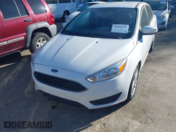 2015 Ford Focus SE with VIN 1FADP3F25FL282916, listed as a IAAI auction lot 42099759 with 152,445 mi miles. Bid and sale history available at carsss.com. Image 6.