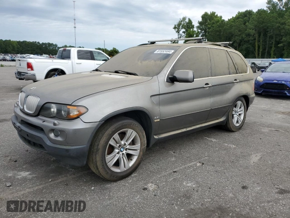 2006 BMW X5 4.4i with VIN 5UXFB53586LV24236, listed as a Copart auction lot 61552494 with 176,776 mi miles and Non Repairable. Bid and sale history available at carsss.com. Image 1.