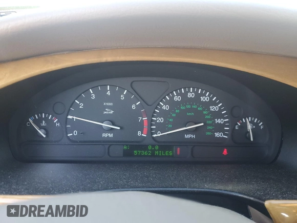 2001 Jaguar S-Type with VIN SAJDA01PX1GM07098, listed as a Copart auction lot 41998545 with 57,362 mi miles and Clean Title. Bid and sale history available at DreamBid. Image 9.
