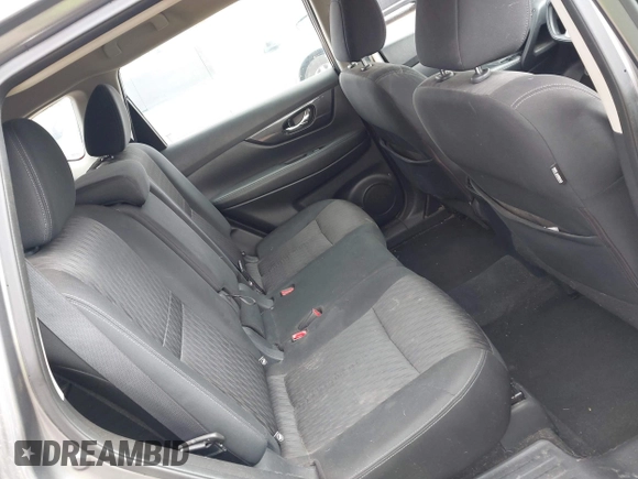 2017 Nissan Rogue SV with VIN KNMAT2MV4HP598576, listed as a IAAI auction lot 42061966 with 125,171 mi miles. Bid and sale history available at carsss.com. Image 8.