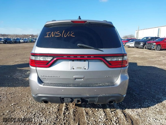 2014 Dodge Durango Limited with VIN 1C4SDJDT7EC349198, listed as a IAAI auction lot 40811926 with 258,652 mi miles. Bid and sale history available at carsss.com. Image 16.