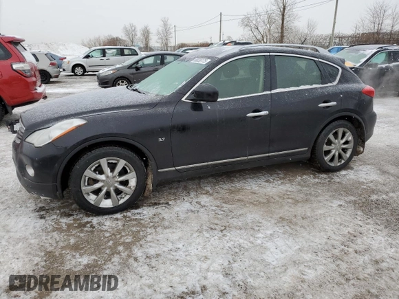 2014 Infiniti QX50 Journey with VIN JN1BJ0HRXEM191843, listed as a Copart auction lot 88036175 with 159,949 mi miles and Salvage Title. Bid and sale history available at carsss.com. Image 1.