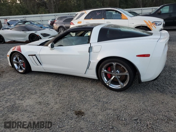 2013 Chevrolet Corvette Grand Sport 3LT with VIN 1G1YW2DW9D5110185, listed as a Copart auction lot 76976584 with Not provided miles and Non repairable. Bid and sale history available at DreamBid. Image 2.