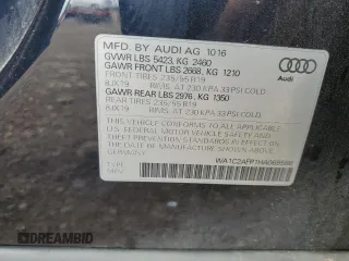 2017 Audi Q5 Premium with VIN WA1C2AFP1HA069586, listed as a Copart auction lot 60000745 with 92,173 mi miles and Salvage title. Bid and sale history available at DreamBid. Image 13.