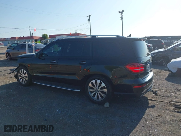 2018 Mercedes-Benz GLS 450 with VIN 4JGDF6EE1JB075332, listed as a IAAI auction lot 42120007 with 111,559 mi miles and . Bid and sale history available at DreamBid. Image 14.