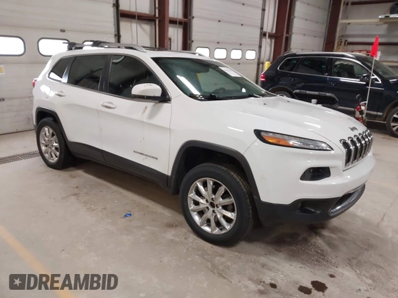 2014 Jeep Cherokee Limited with VIN 1C4PJMDS1EW235980, listed as a IAAI auction lot 41994044 with 128,292 mi miles and . Bid and sale history available at DreamBid. Image 1.