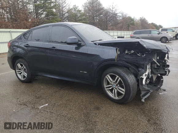 2018 BMW X6 xDrive35i with VIN 5UXKU2C55J0X51434, listed as a Copart auction lot 39094664 with 45,417 mi miles. Bid and sale history available at carsss.com. Image 4.