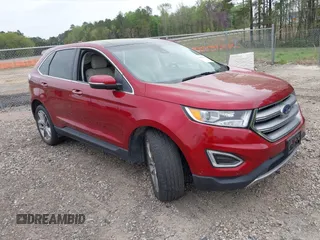 2016 Ford Edge Titanium with VIN 2FMPK4K81GBC29634, listed as a IAAI auction lot 41951816 with 58,400 mi miles. Bid and sale history available at carsss.com. Image 1.