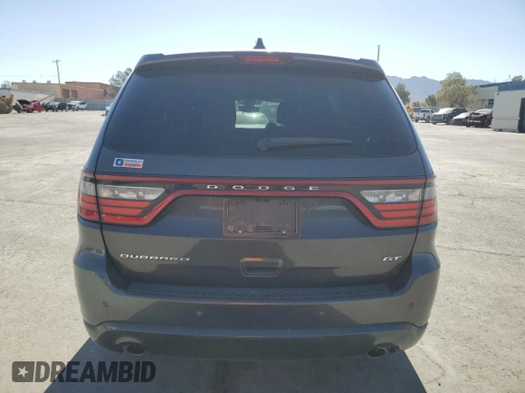 2019 Dodge Durango GT Plus with VIN 1C4RDHDG0KC650739, listed as a Copart auction lot 55260435 with 66,506 mi miles and Salvage title. Bid and sale history available at DreamBid. Image 6.