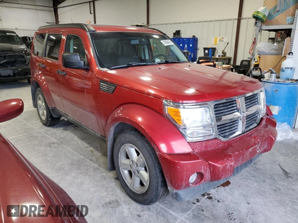 2007 Dodge Nitro SLT with VIN 1D8GU58K27W678697, listed as a Copart auction lot 42006435 with 114,702 mi miles and Salvage Title. Bid and sale history available at DreamBid. Image 4.