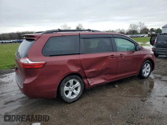 2015 Toyota Sienna LE AAS with VIN 5TDKK3DCXFS537375, listed as a Copart auction lot 51580235 with 77,389 mi miles and Salvage Title. Bid and sale history available at carsss.com. Image 3.