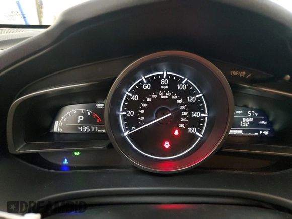 2018 Mazda 3 Sport with VIN 3MZBN1U74JM220440, listed as a Copart auction lot 52016995 with 43,577 mi miles and Salvage Title. Bid and sale history available at DreamBid. Image 9.