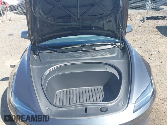 2024 Tesla Model 3 with VIN 5YJ3E1EA6RF728507, listed as a IAAI auction lot 41730403 with 17,563 mi miles and . Bid and sale history available at DreamBid. Image 10.