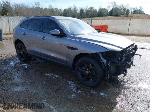 2020 Jaguar F-Pace 25t Premium with VIN SADCJ2FX7LA630157, listed as a IAAI auction lot 41410660 with 58,972 mi miles and . Bid and sale history available at DreamBid. Image 1.