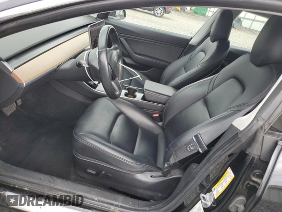 2019 Tesla Model 3 Long Range with VIN 5YJ3E1EB2KF197062, listed as a Copart auction lot 50874925 with 50,989 mi miles and Salvage Title. Bid and sale history available at carsss.com. Image 7.