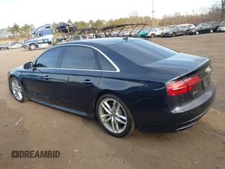 2017 Audi A8 L with VIN WAU44AFDXHN006857, listed as a IAAI auction lot 41758062 with 88,385 mi miles. Bid and sale history available at carsss.com. Image 14.
