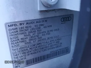 2017 Audi Q7 Premium Plus with VIN WA1LAAF76HD018067, listed as a Copart auction lot 41734245 with 138,716 mi miles and Salvage title. Bid and sale history available at DreamBid. Image 13.