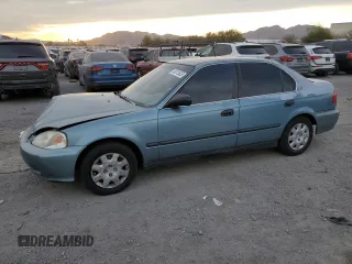 2000 Honda Civic LX with VIN 1HGEJ6672YL035550, listed as a Copart auction lot 50013625 with 158,221 mi miles and Salvage Title. Bid and sale history available at DreamBid. Image 1.