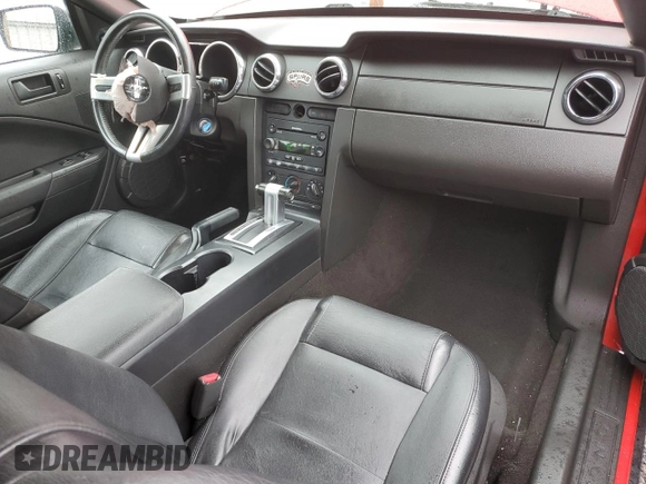 2007 Ford Mustang Deluxe with VIN 1ZVFT84N975273244, listed as a Copart auction lot 47892565 with 187,131 mi miles and Salvage title. Bid and sale history available at DreamBid. Image 8.