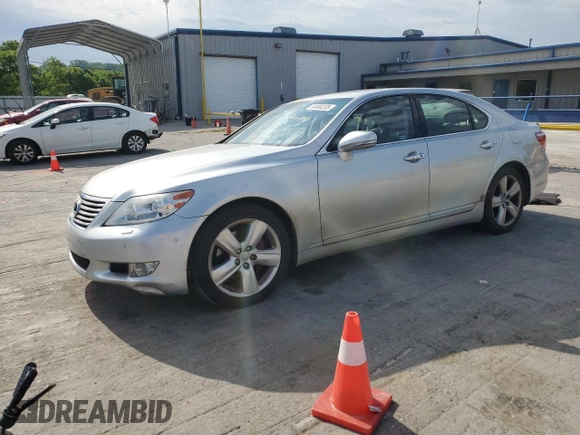 2011 Lexus LS 460 with VIN JTHBL5EF1B5105547, listed as a Copart auction lot 54480235 with 72,073 mi miles and Salvage title. Bid and sale history available at DreamBid. Image 1.