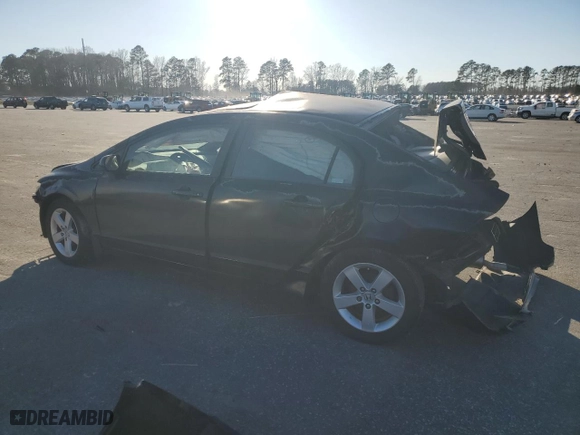 2008 Honda Civic Sdn EX with VIN 2HGFA158X8H512790, listed as a Copart auction lot 47234315 with 0 mi miles and Salvage Title. Bid and sale history available at carsss.com. Image 2.