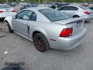 2000 Ford Mustang with VIN 1FAFP4048YF108557, listed as a IAAI auction lot 41684412 with 1 mi miles. Bid and sale history available at carsss.com. Image 3.