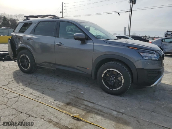 2024 Nissan Pathfinder Rock Creek with VIN 5N1DR3BDXRC286763, listed as a Copart auction lot 45558785 with 9,534 mi miles and Salvage Title. Bid and sale history available at carsss.com. Image 4.