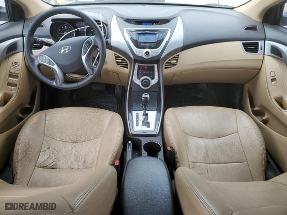 2012 Hyundai Elantra GLS PZEV with VIN 5NPDH4AE3CH123942, listed as a Copart auction lot 48427165 with 105,483 mi miles and Salvage Title. Bid and sale history available at carsss.com. Image 8.