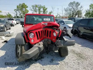 2015 Jeep Wrangler Unlimited Willys Wheeler with VIN 1C4BJWDG3FL726460, listed as a Copart auction lot 55827355 with 96,482 mi miles and Salvage Title. Bid and sale history available at DreamBid. Image 14.