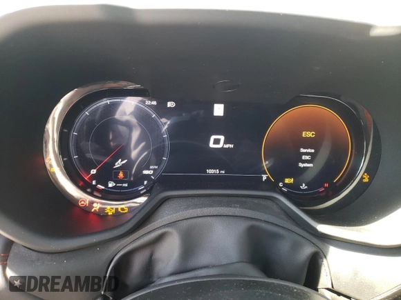 2024 Dodge Hornet GT with VIN ZACNDFAN4R3A22427, listed as a Copart auction lot 87767905 with 10,315 mi miles and Salvage Title. Bid and sale history available at DreamBid. Image 9.