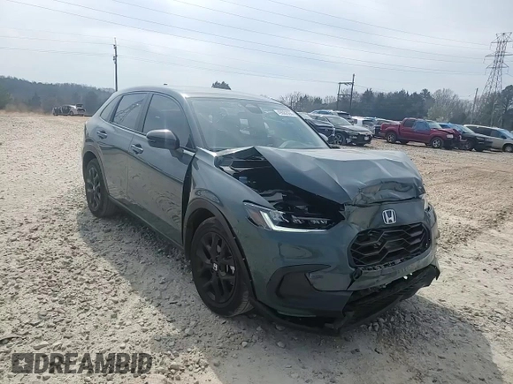 2024 Honda HR-V Sport with VIN 3CZRZ1H51RM743807, listed as a Copart auction lot 49082065 with 12,967 mi miles and Salvage Title. Bid and sale history available at carsss.com. Image 11.