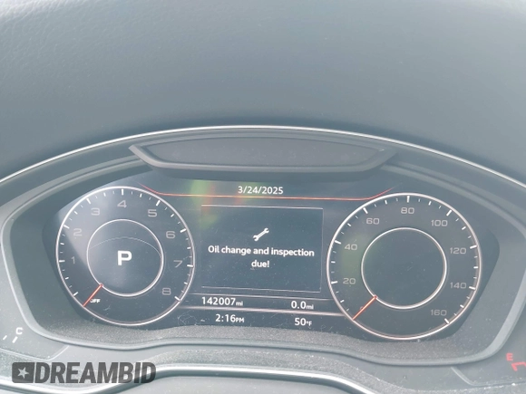2019 Audi Q5 Prestige with VIN WA1CNAFY5K2057135, listed as a IAAI auction lot 41877915 with 142,007 mi miles. Bid and sale history available at carsss.com. Image 7.