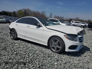 2018 Mercedes-Benz C 300 with VIN 55SWF4JB5JU240811, listed as a Copart auction lot 51040005 with Not provided miles and Salvage title. Bid and sale history available at DreamBid. Image 4.