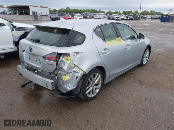 2016 Lexus CT 200h with VIN JTHKD5BH2G2259227, listed as a IAAI auction lot 41950216 with 73,104 mi miles and . Bid and sale history available at carsss.com. Image 4.
