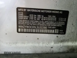 2020 MINI Countryman Oxford Edition with VIN WMZYW3C05L3L02286, listed as a Copart auction lot 71788334 with 96,608 mi miles and Salvage Title. Bid and sale history available at carsss.com. Image 13.