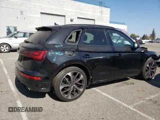 2023 Audi SQ5 Premium Plus with VIN WA1B4AFY9P2147524, listed as a Copart auction lot 60696554 with 7,433 mi miles and Salvage Title. Bid and sale history available at DreamBid. Image 3.