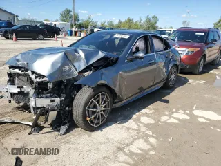 2023 Mercedes-Benz C 43 AMG with VIN W1KAF8HB8PR097628, listed as a Copart auction lot 72992184 with Not provided miles and Salvage title. Bid and sale history available at DreamBid. Image 1.