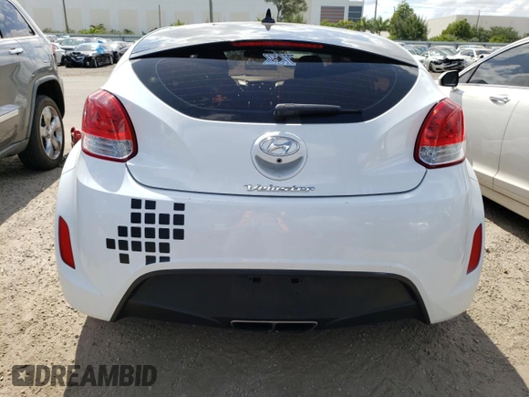 2017 Hyundai Veloster with VIN KMHTC6AD1HU322526, listed as a Copart auction lot 49550693 with 47,781 mi miles. Bid and sale history available at carsss.com. Image 6.