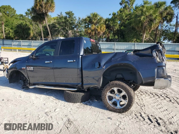 2018 Ram 1500 SLT z VIN 1C6RR6GT9JS104936, wystawiony jako Copart lot #52695115 z przebiegiem 74 496 mil mil oraz Szkody całkowita. Historia ofert i sprzedaży dostępna na DreamBid. Obrazek 2.
